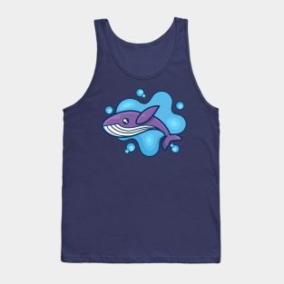 cute ocean whale design Tank Top